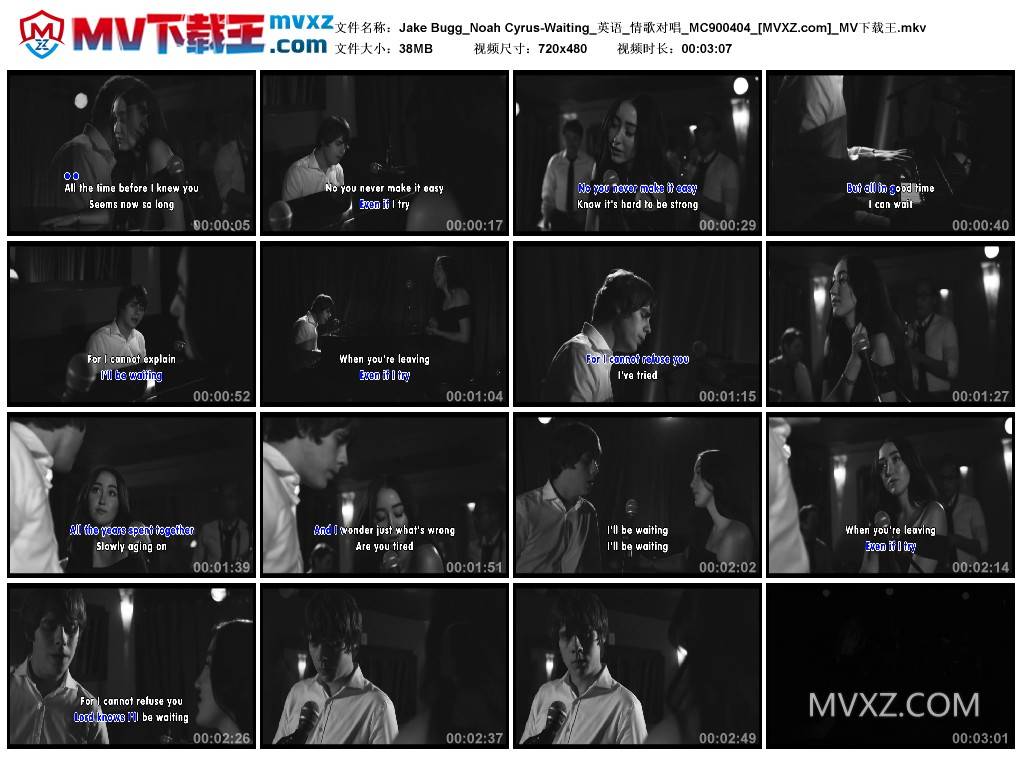 Jake Bugg_Noah Cyrus-Waiting_英语_情歌对唱_MC900404